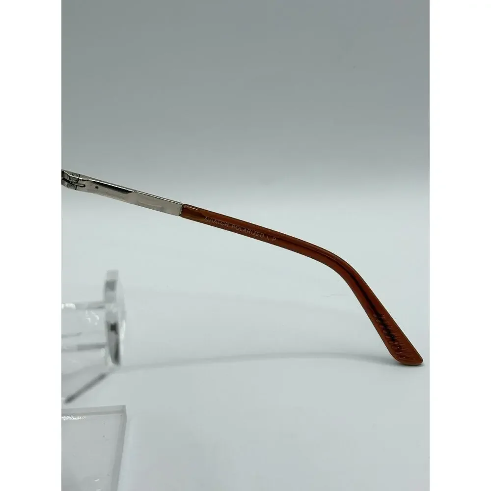 Suncloud by Polaroid Aviator Polarized Sunglasses Brown Lens Metal Unisex